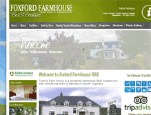 Tablet Screenshot of foxfordfarmhouse.net